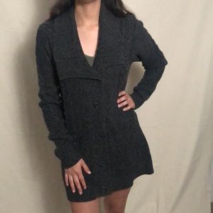 Womens St. John’s Bay large gray button cardigan